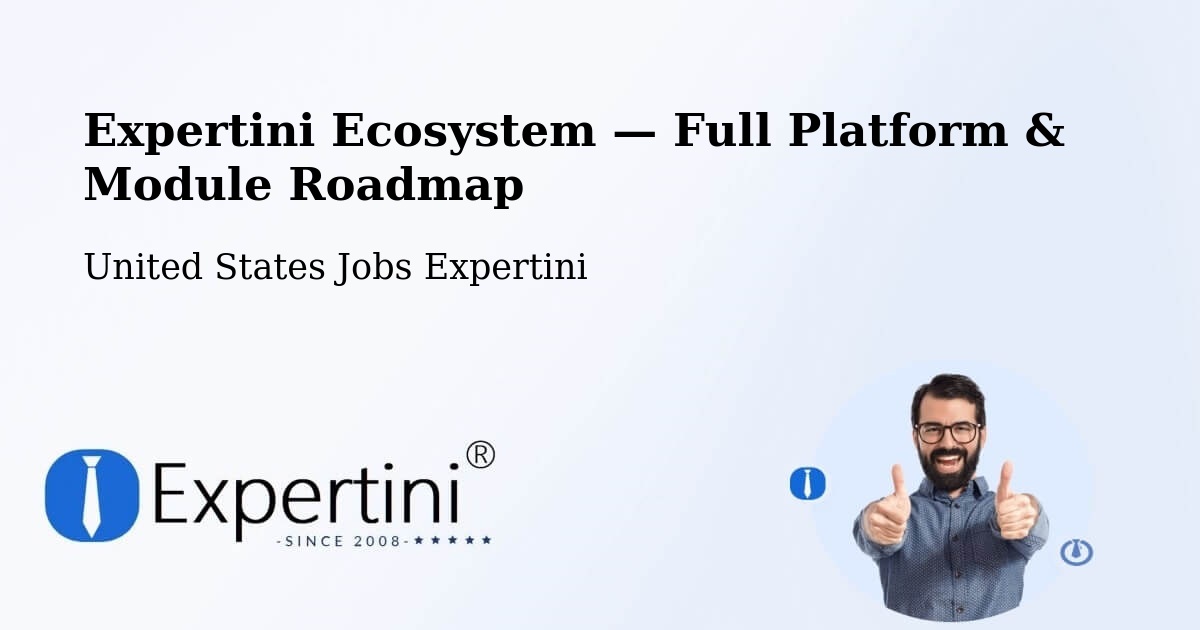 Expertini Ecosystem — Full Platform & Module Roadmap – Jericho